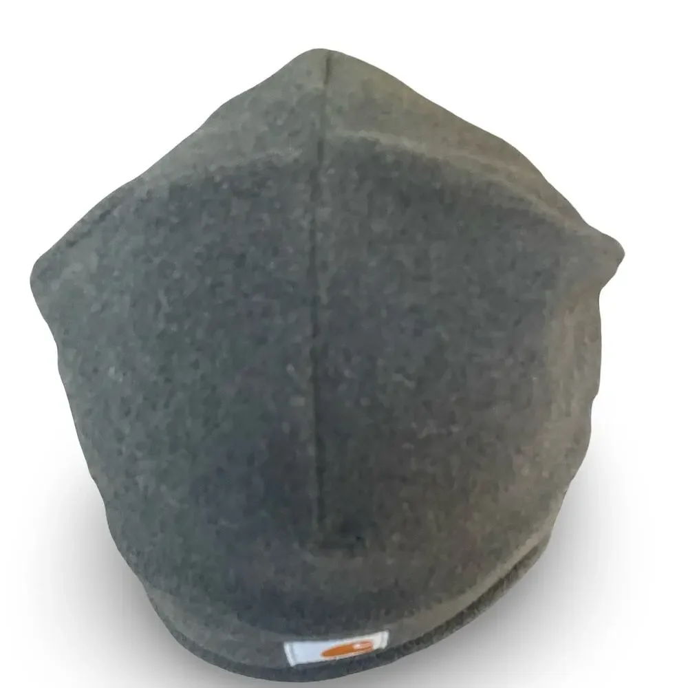 Carhartt 2-in-1 Fleece Beanie Hat Face Mask Pull Down Earflaps Gray 100141 Snow
